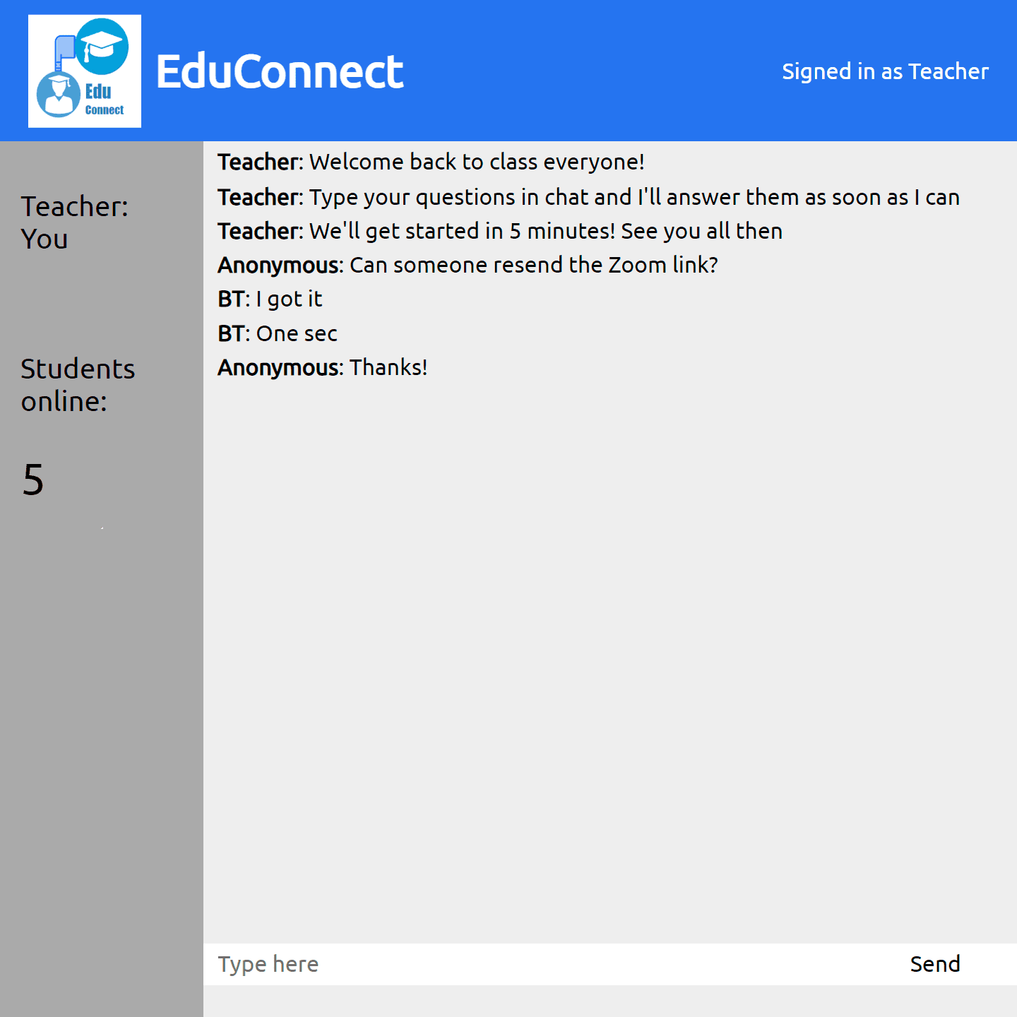 EduConnect Demo Image